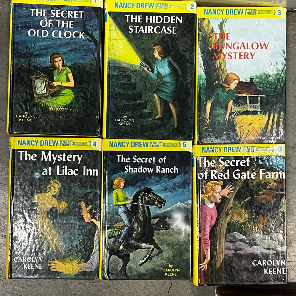 Nancy Drew Vintage Mystery Book Set